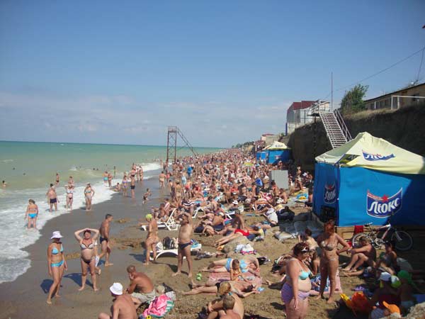 Пляж в Николаевке